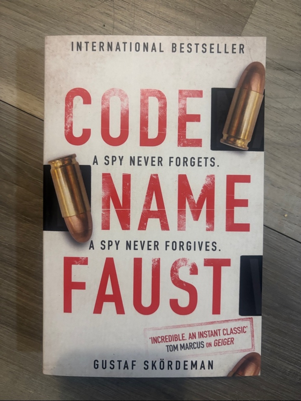 Code Name Faust by Gustaf Skördeman - Red & White Paperback